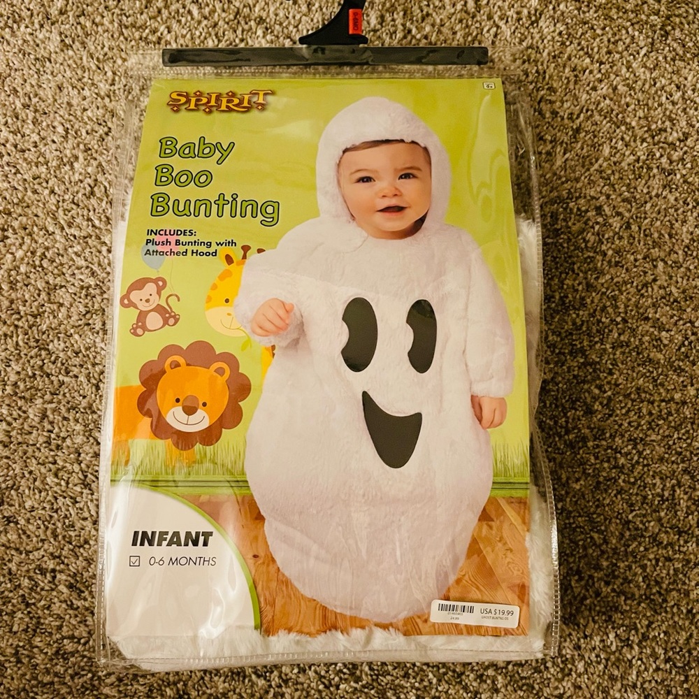 Baby Boo Ghost Bunting Costume - 0-6 months